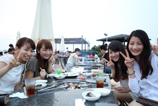 グランパスリゾート白浜　ＢＢＱテラス